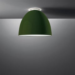 Artemide Nur 150W E26/A19 Ceiling Light in Glossy Green