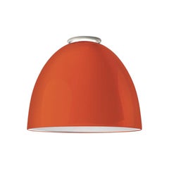 Plafonnier Artemide Nur 150W E26/A19 en orange brillant