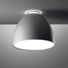 Artemide Nur Led Dimmable Ceiling Light in Aluminum by Ernesto Gismondi