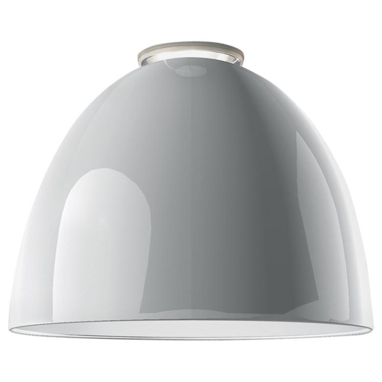 Artemide Nur Led Dimmable Ceiling Light in Glossy White by Ernesto Gismondi