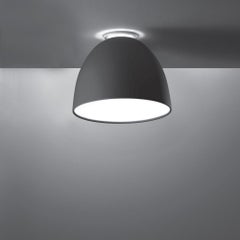 Artemide Nur Mini 100W E26/A19 Ceiling Light in Anthracite Grey