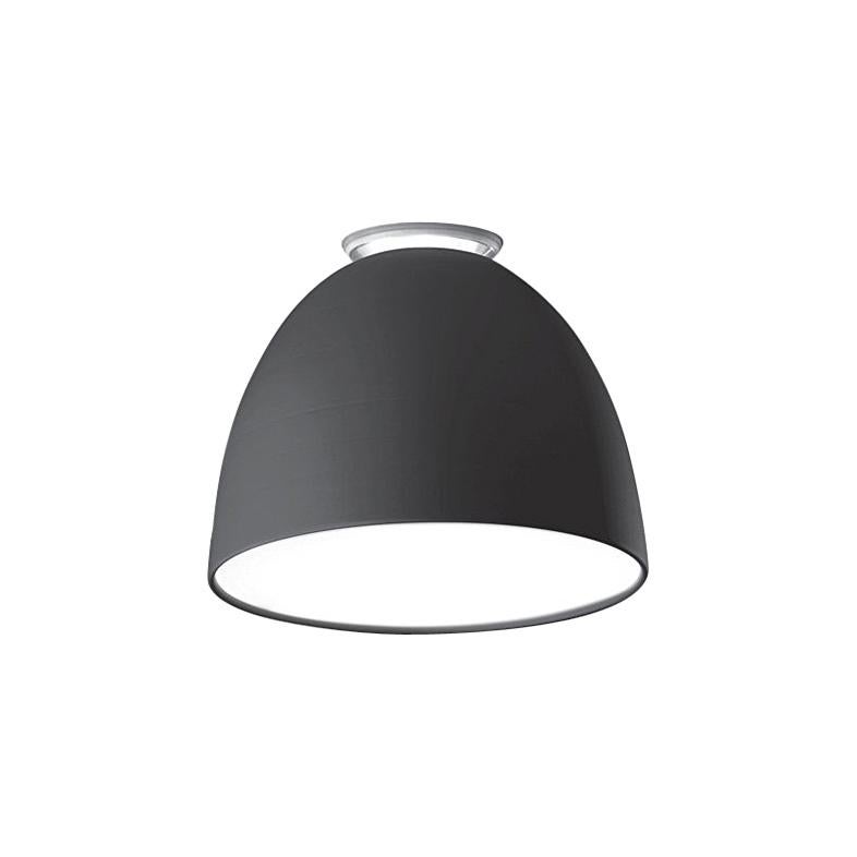 Artemide Nur Mini 100W E26/A19 Ceiling Light in Anthracite Grey For Sale