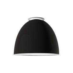 Artemide Nur Mini 100W E26/A19 Ceiling Light in Glossy Grey