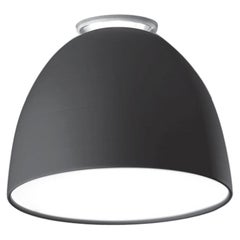 Artemide Nur Mini LED Dimmable Ceiling Light in Anthracite Grey by Ernesto Gismo