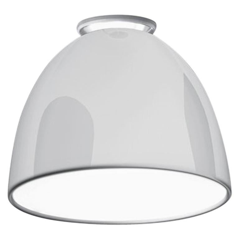 Artemide Nur Mini LED Dimmable Ceiling Light in Glossy White by Ernesto Gismondi For Sale