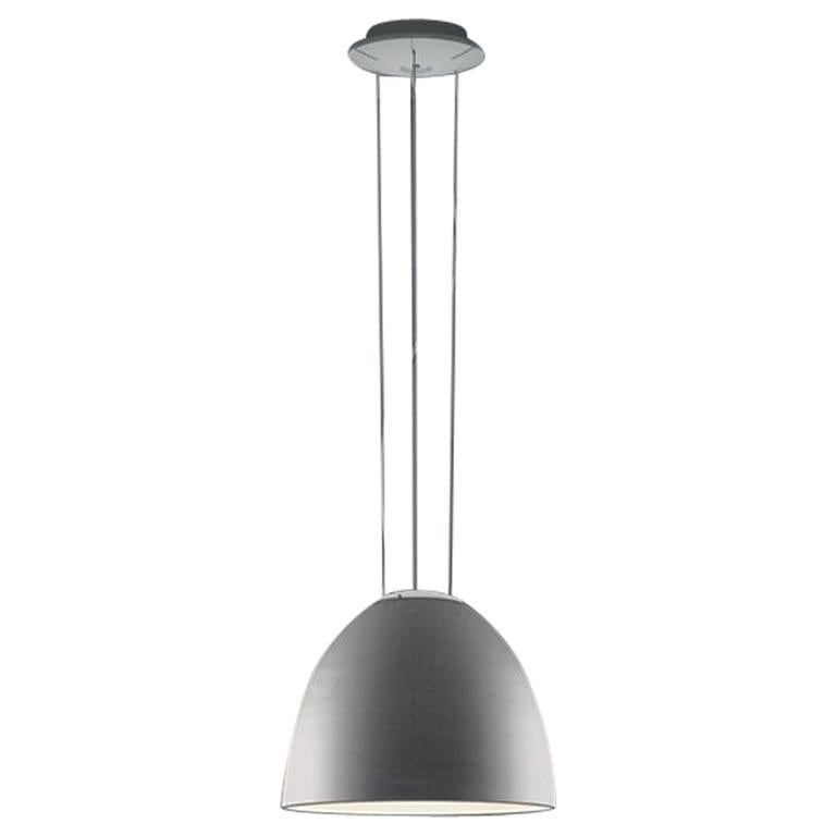 Artemide Nur Mini LED Dimmable Pendant Light in Aluminum by Ernesto Gismondi