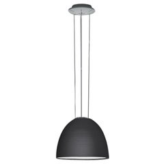 Artemide Nur Mini lampe à suspension LED à gradation en gris anthracite d'Ernesto Gismo