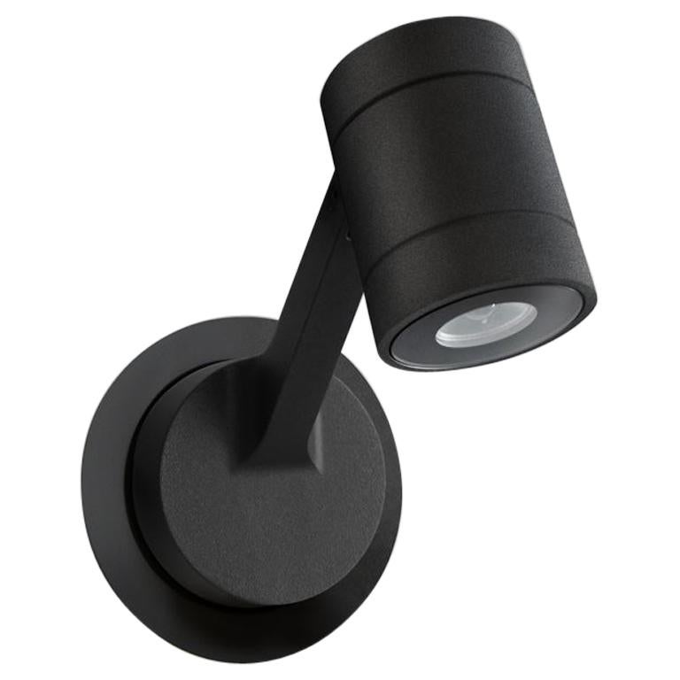 Artemide Obice 18 LED-Mini-Wandleuchte in Schwarz von Alessandro Pedretti