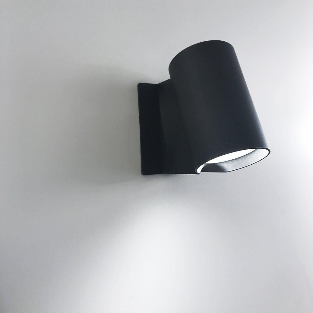 Moderne Applique Artemide Oblique LED en gris anthracite en vente