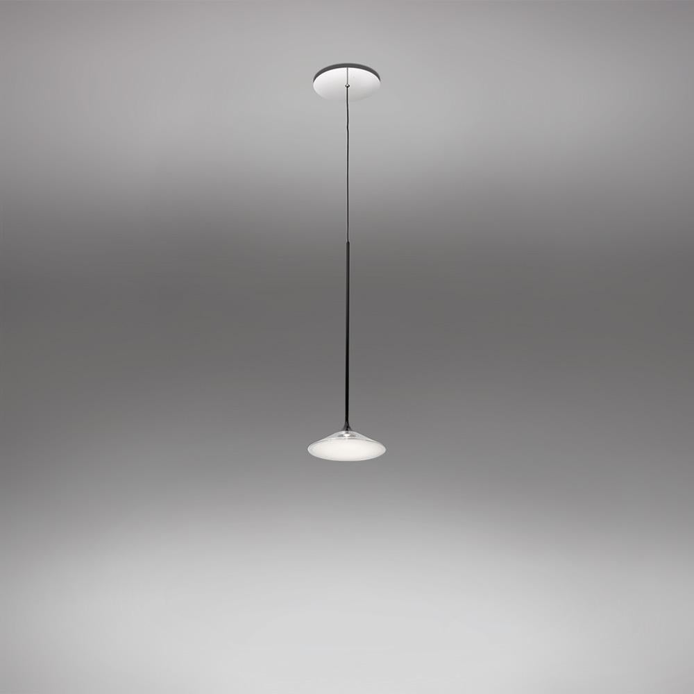 Artemide Orsa 21 LED Pendant Light in Black by Foster & Partners