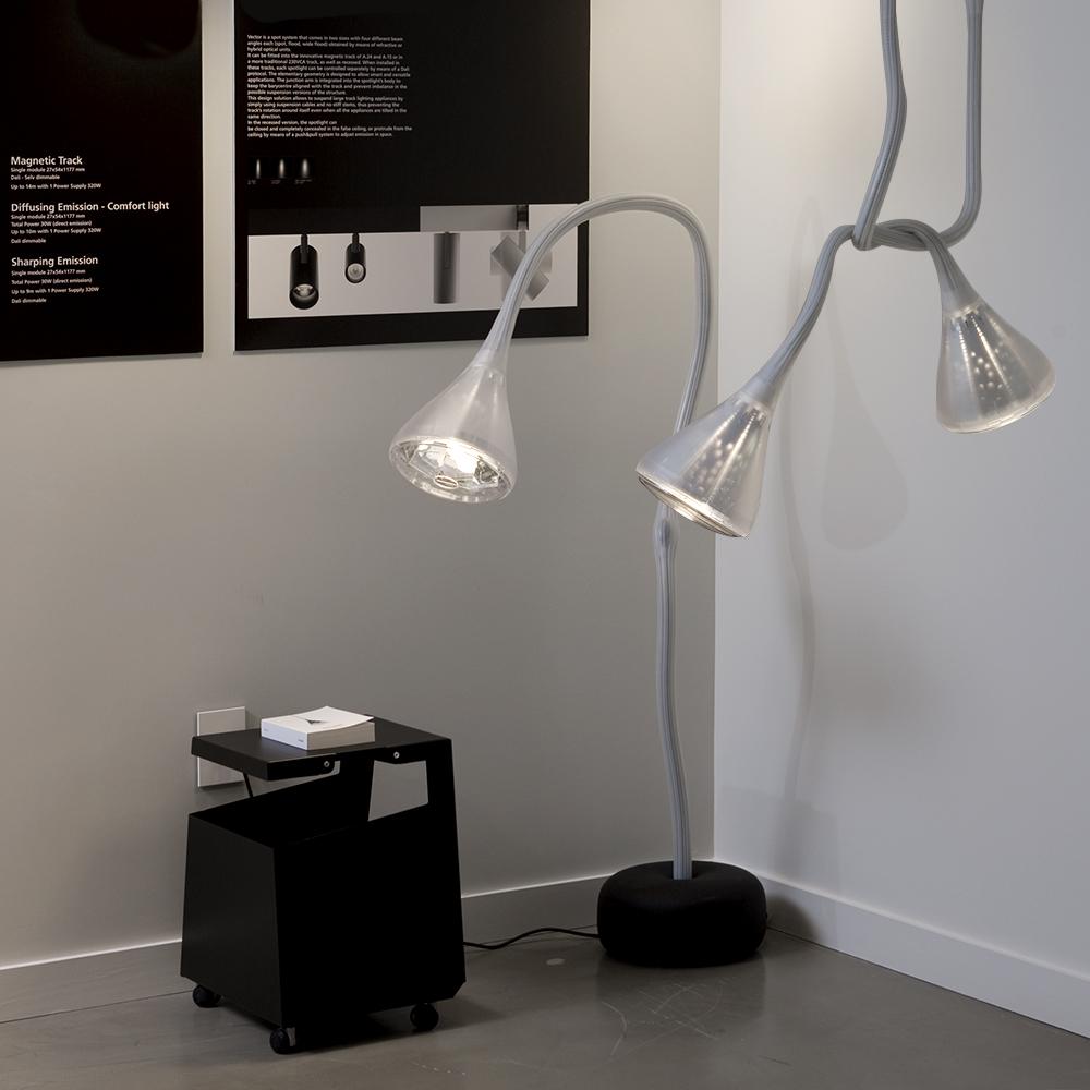 Modern Artemide Pipe Dimmable Led Floor Lamp by Herzog & de Meuron For Sale