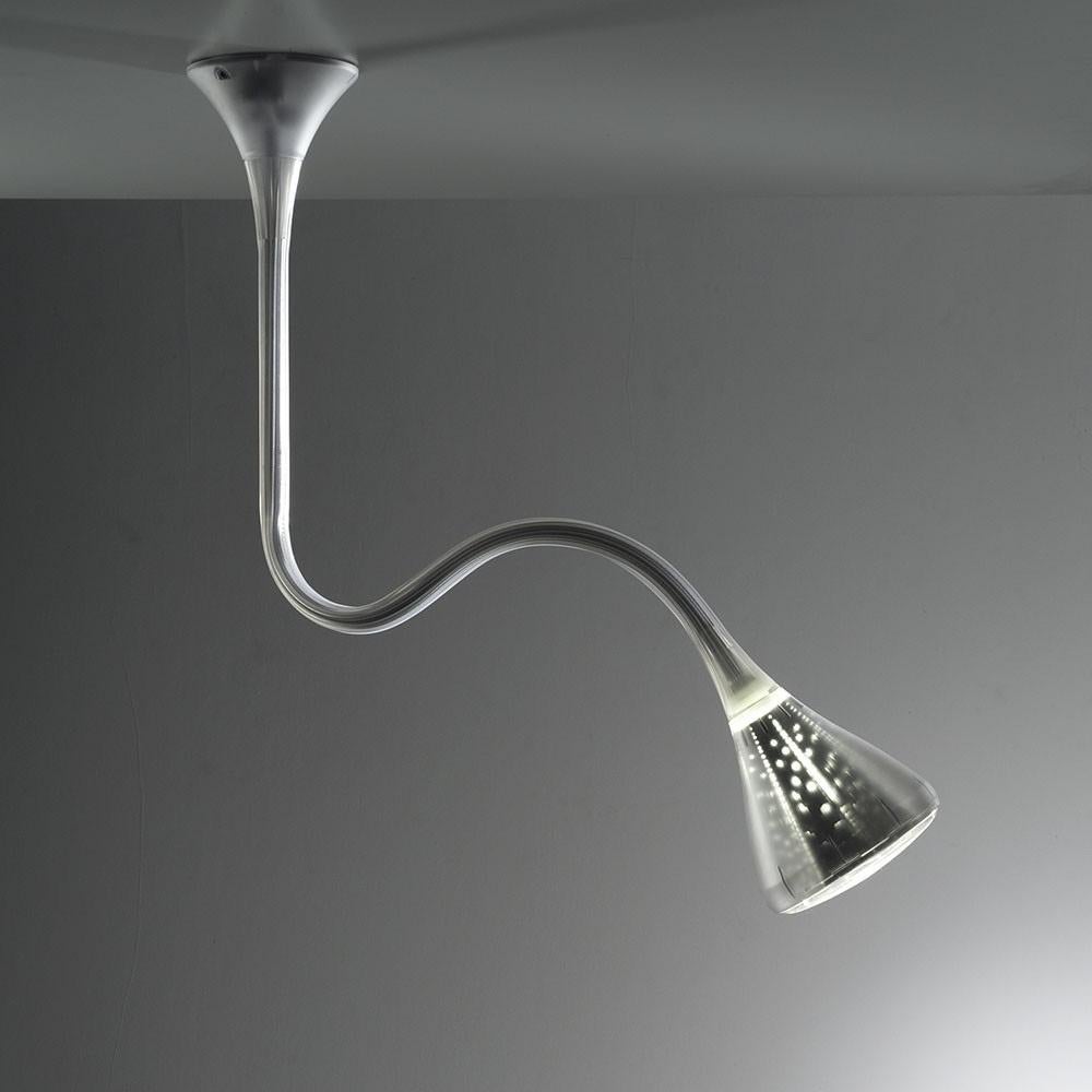 Modern Artemide Pipe Dimmable Led Wall and Ceiling Light by Herzog & De Meuron