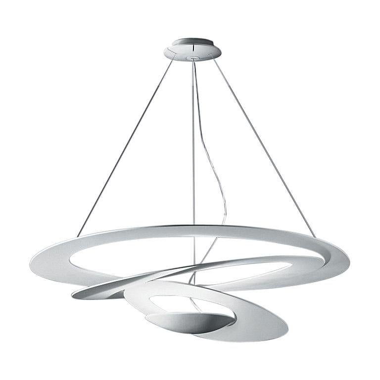 Lampe à suspension LED Artemide Pirce avec variateur en blanc