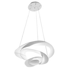 Artemide Pirce Micro Dimmable Led Pendant Light in White with Exension, Giuseppe
