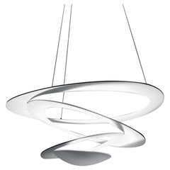 Lampe à suspension LED Artemide Pirce Mini à gradation en blanc de Giuseppe Maurizio