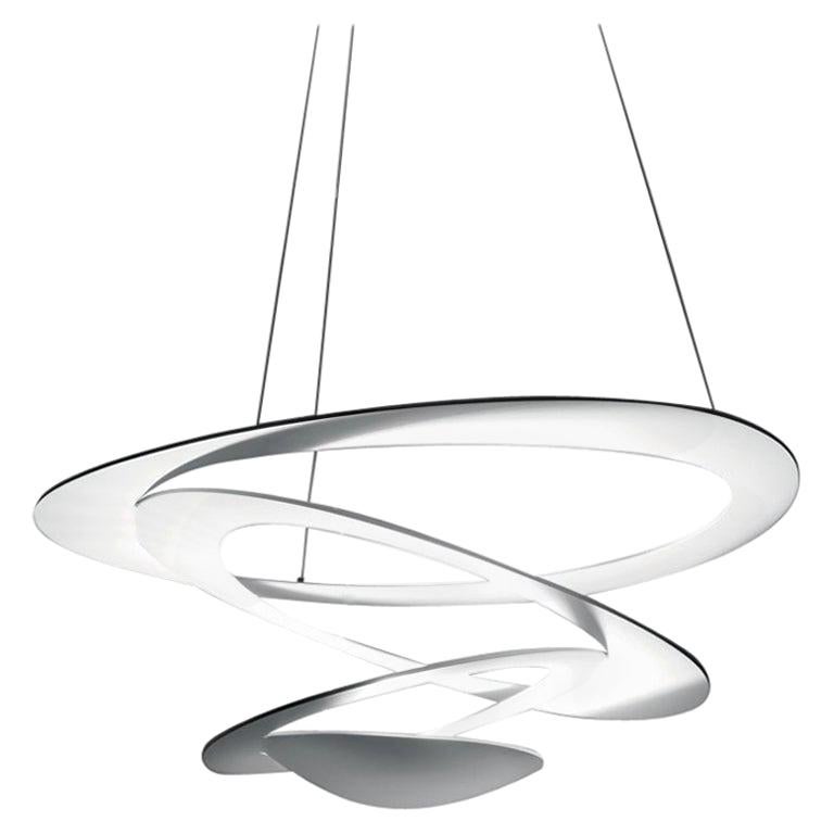 Artemide Pirce Mini Dimmable Led Pendant Light in White, Extension by Giuseppe