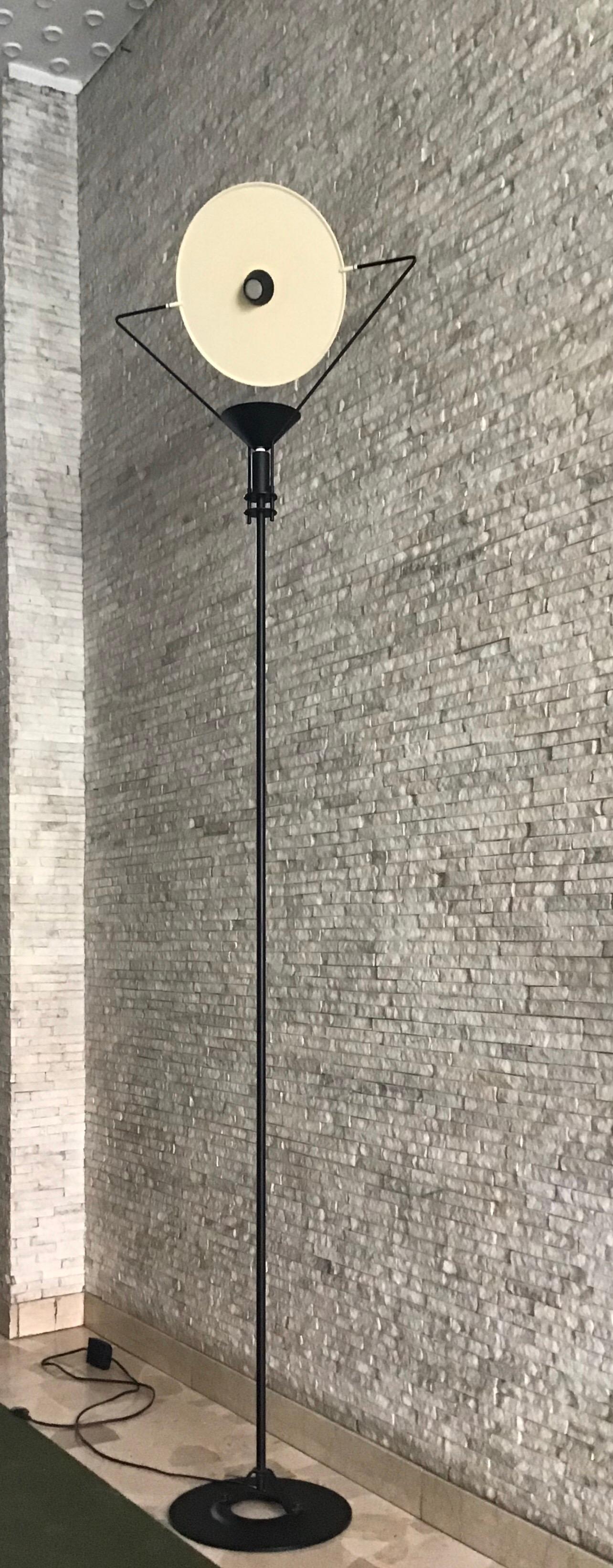 Artemide “Polifemo” Floor Lamp Iron Metal, 1980, Italy In Excellent Condition For Sale In Milano, IT
