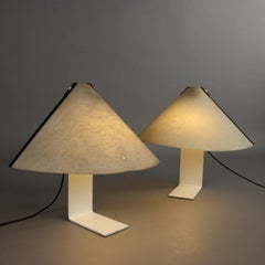 Artemide Porsenna pair of Table Lamps Design Vico Magistretti 1980s