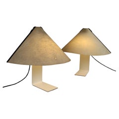 Artemide Porsenna pair of Table Lamps Design Vico Magistretti 1980s