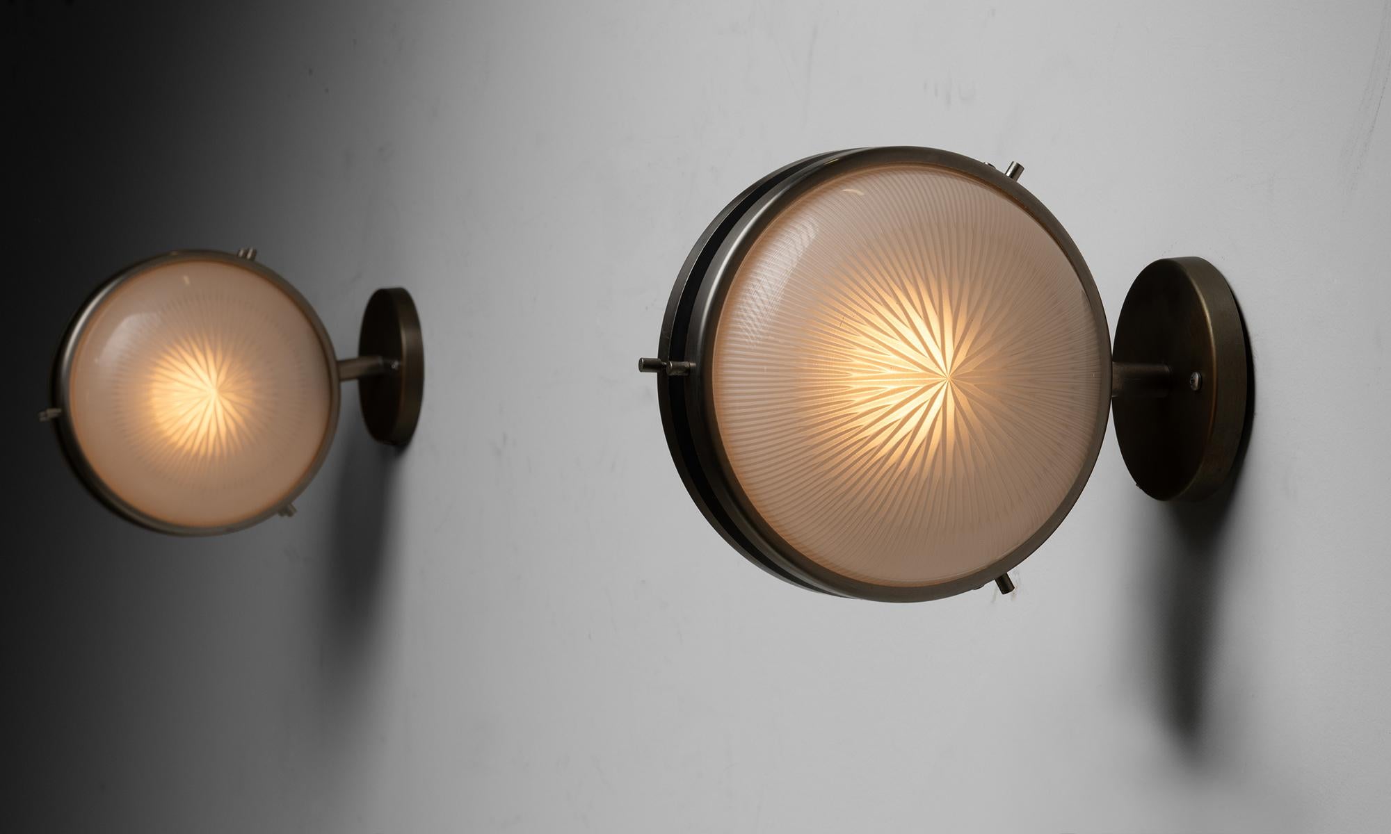 Mid-Century Modern Artemide Sconces by Sergio Mazza For Sale