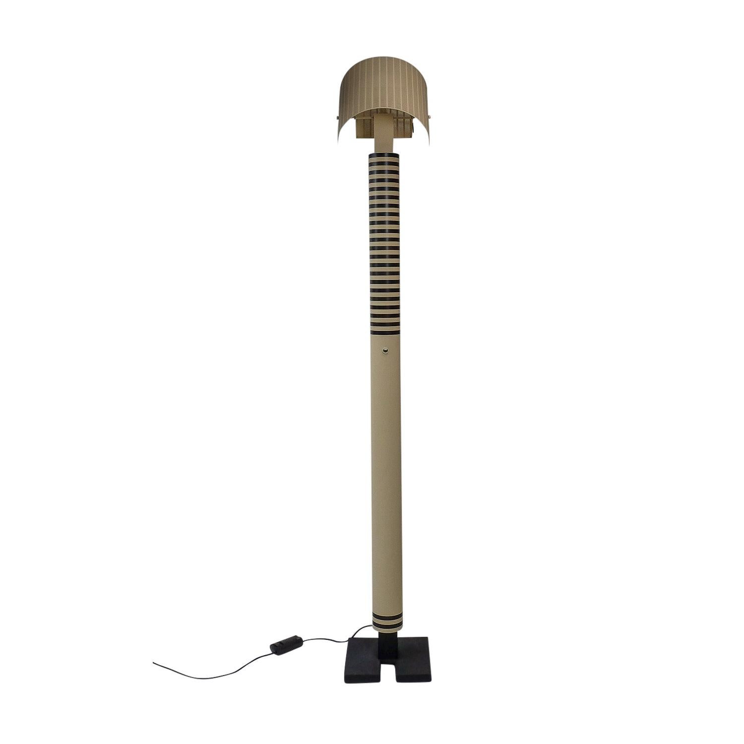 Metal Artemide Shogun Floor Lamp by M. Botta, 1980s For Sale