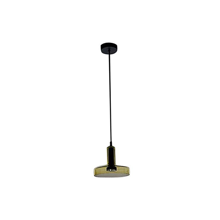 Artemide Stablight a Suspension Light in Green Amber For Sale