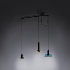 Artemide-Stablight Dreifach-Hängelampe, mehrfarbig