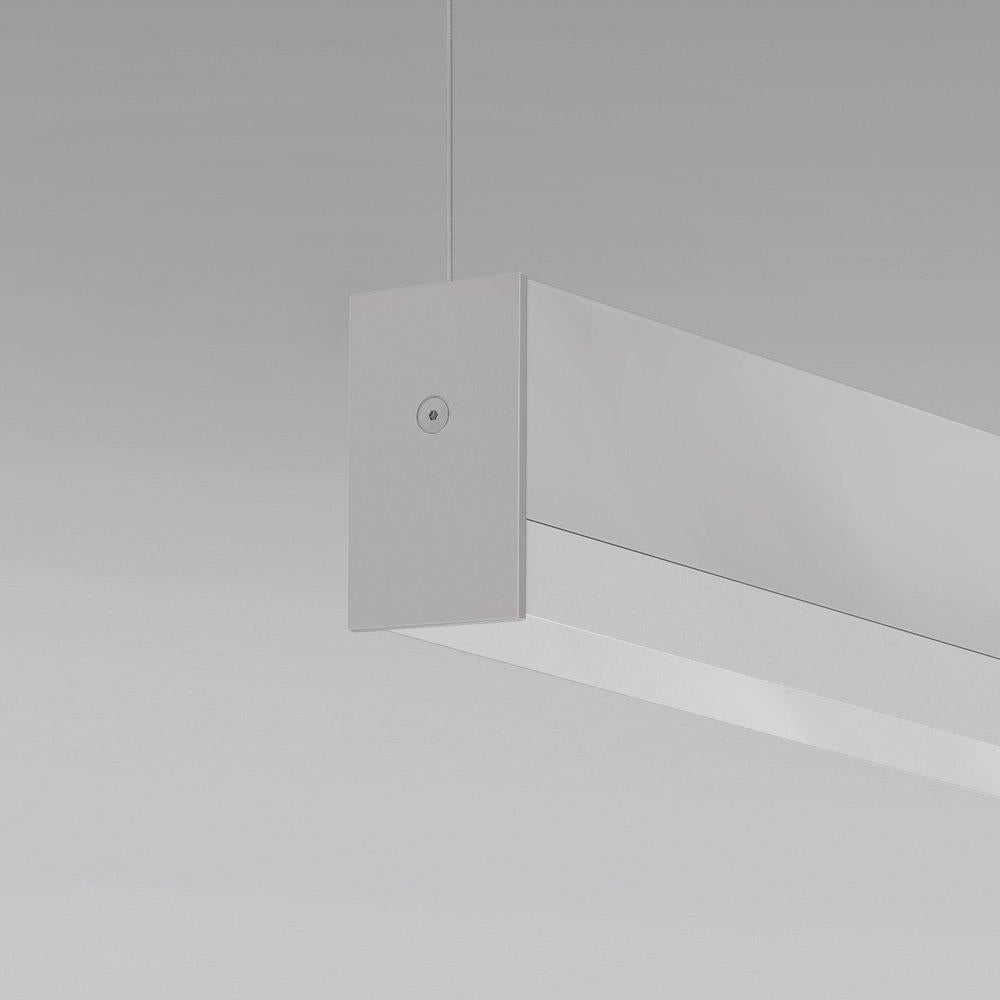 Modern Artemide Suspended Square LEDBAR 96 w/ Direct & Indirect Light by NA Design For Sale