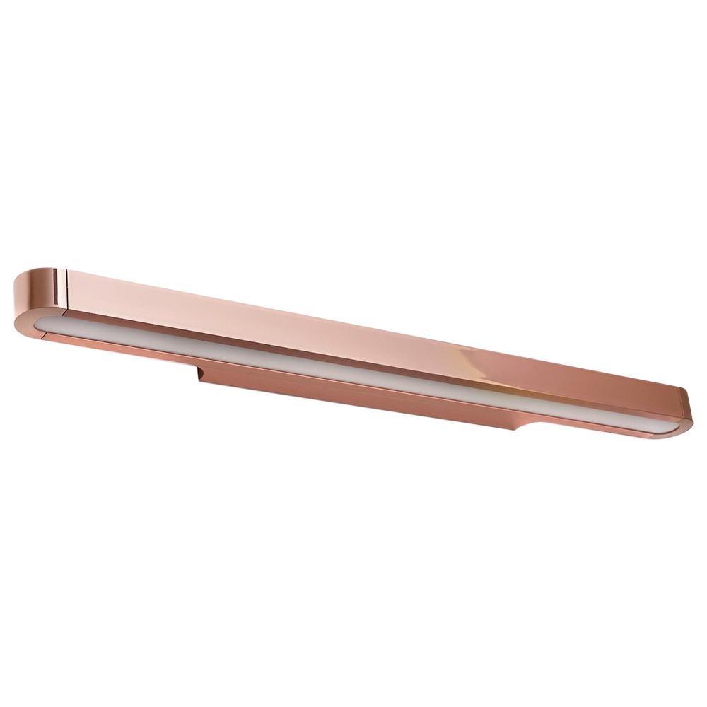 Artemide Talo 60 LED Wall Light with Dimmer in Satin Copper For Sale