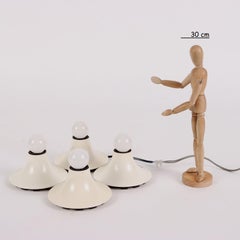 Artemide Teti Lamps Plastic, Italy, 1970s