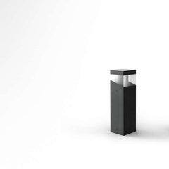 Artemide Tetragono 45 Outdoor Floor Light in Black