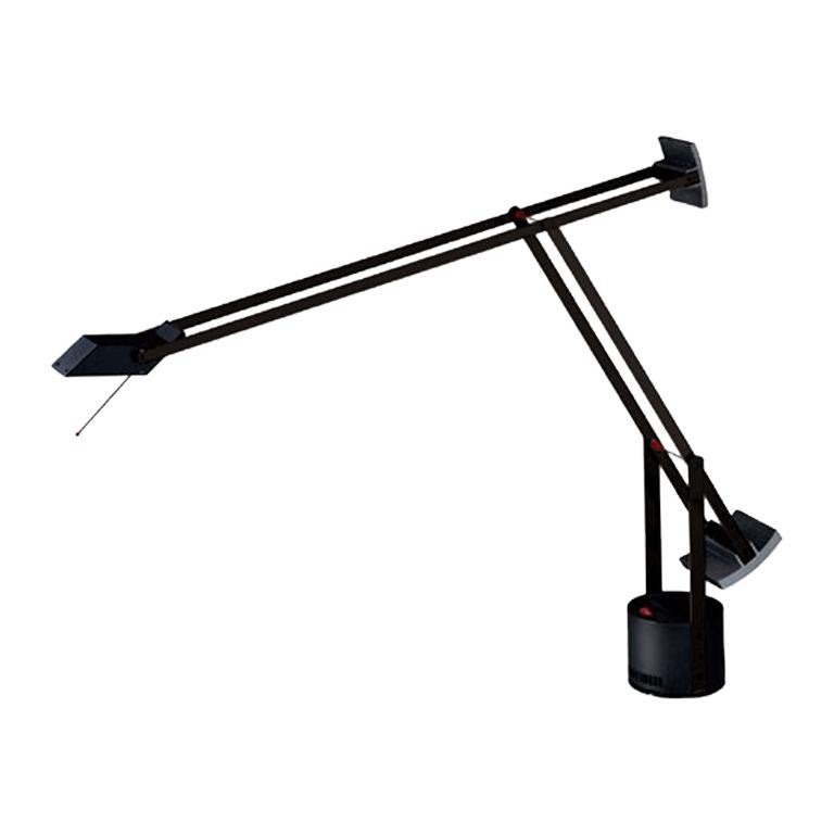 Artemide Tizio LED 30K Classic Table Lamp in Black by Richard Sapper For Sale