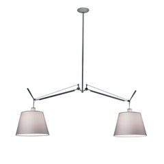 Artemide Tolomeo 10" Fiber Double Pendant Lamp