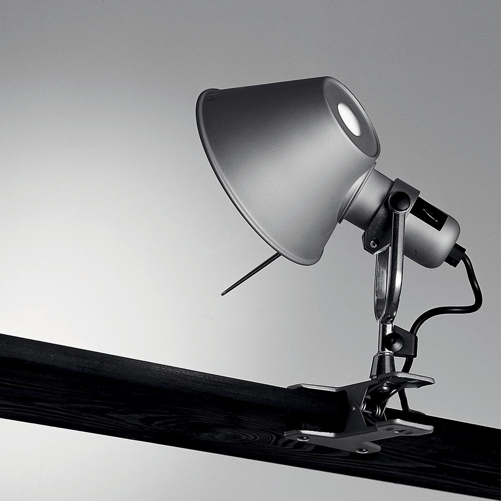 Moderne Lampe à clip classique Artemide Tolomeo en aluminium en vente