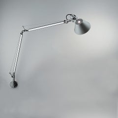 Klassische Artemide Tolomeo-Silberlampe von Michele De Lucchi & Giancarlo Fassina