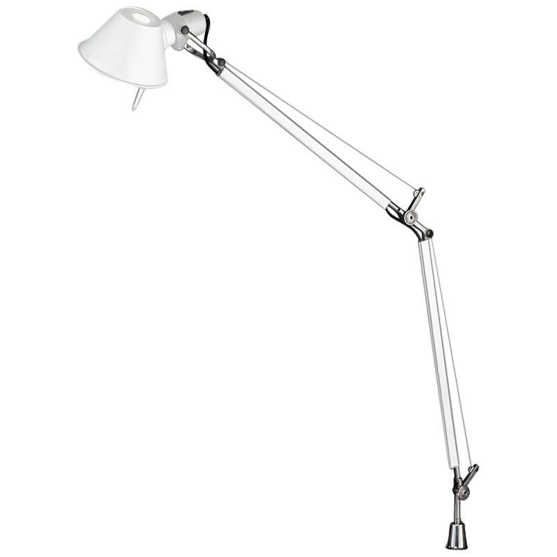 Artemide Tolomeo Classic Table Lamp with Inset Pivot in White For Sale