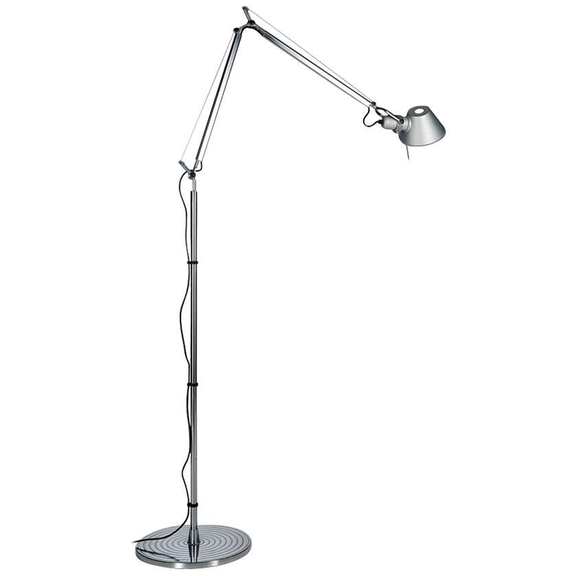 Artemide Tolomeo Classic TW Floor Lamp in Aluminum For Sale