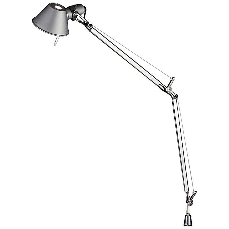 Artemide Tolomeo Classic TW Table Lamp with Inset Pivot in Aluminum