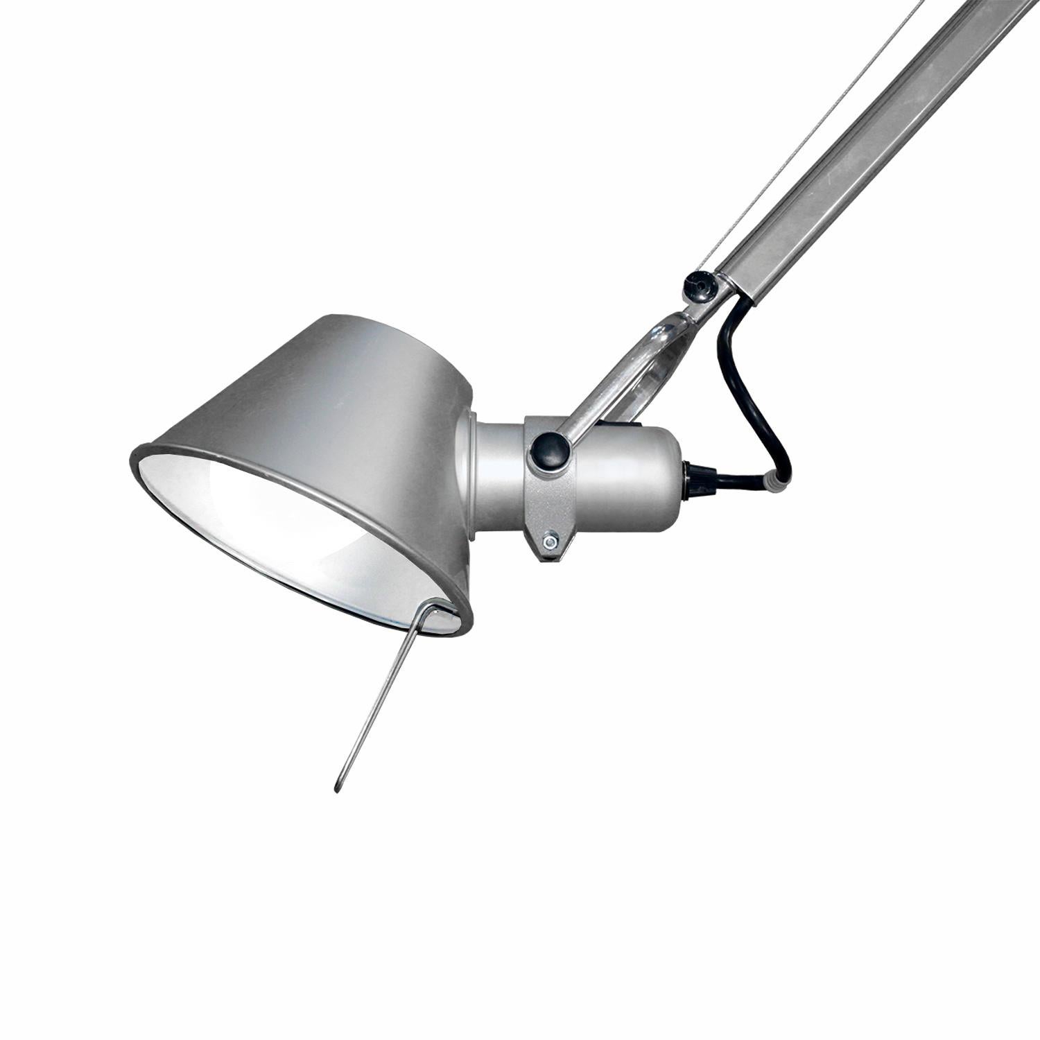 Modern Artemide Tolomeo Fiber Double Pendant Lamp in Chrome, 2015 Signed For Sale