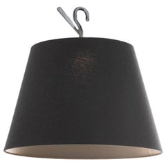 Artemide Tolomeo Hakenlampe in schwarz gewebtem Gewebe von Michele De Lucchi, Giancarlo 