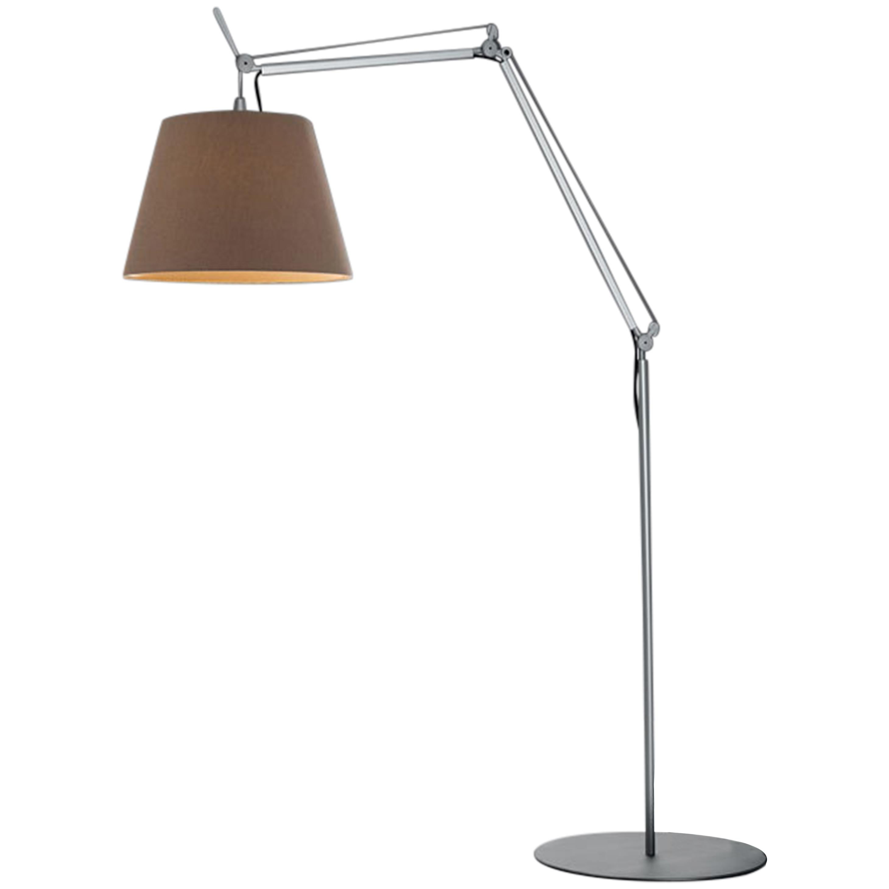Artemide Tolomeo Mega Outdoor Floor Lamp in Dove Grey by De Lucchi, Fassina  For Sale at 1stDibs
