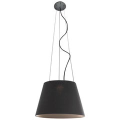 Artemide Tolomeo Mega Outdoor Suspension Lamp in Black by De Lucchi, Fassina