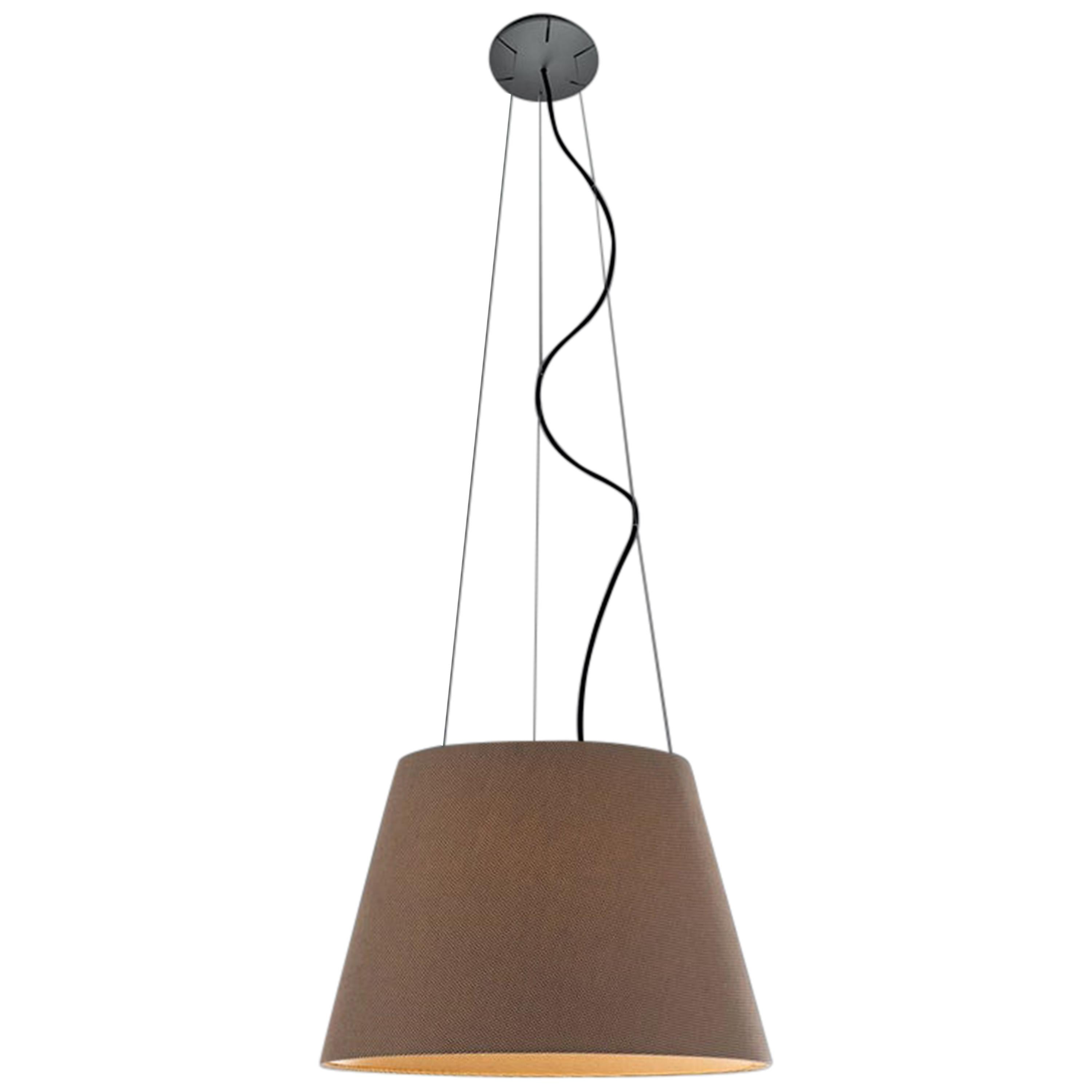 Artemide Tolomeo Mega Outdoor Suspension Lamp in Grey by De Lucchi, Fassina For Sale