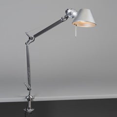 Artemide Tolomeo Micro Table Lamp with Clamp in Aluminum
