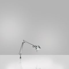 Artemide Tolomeo Micro Table Lamp with Inset Pivot in Aluminum