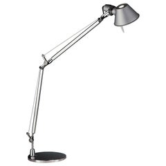 Artemide Tolomeo Midi LED Table Lamp in Aluminum with Base
