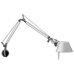 Artemide Tolomeo Mini Wall Light with J Bracket in White