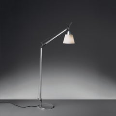 Artemide Tolomeo Leselampe mit Pergamentschirm, Michele De Lucchi & Giancarlo Fass