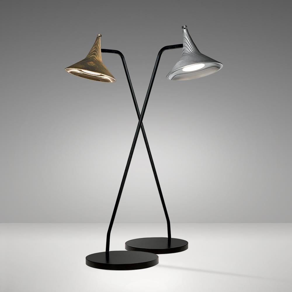 Italian Artemide Unterlinden LED Table Lamp in Aluminum by Herzog & De Meuron For Sale