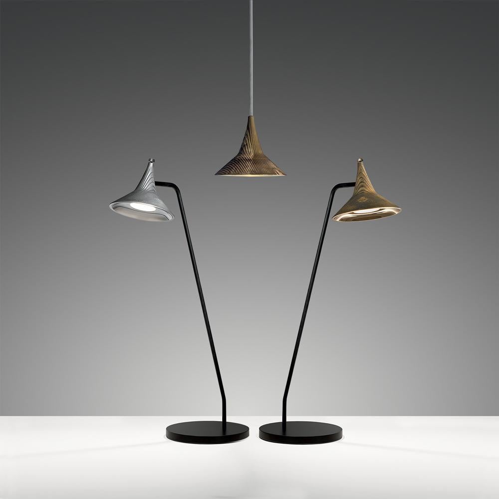 Contemporary Artemide Unterlinden LED Table Lamp in Aluminum by Herzog & De Meuron For Sale